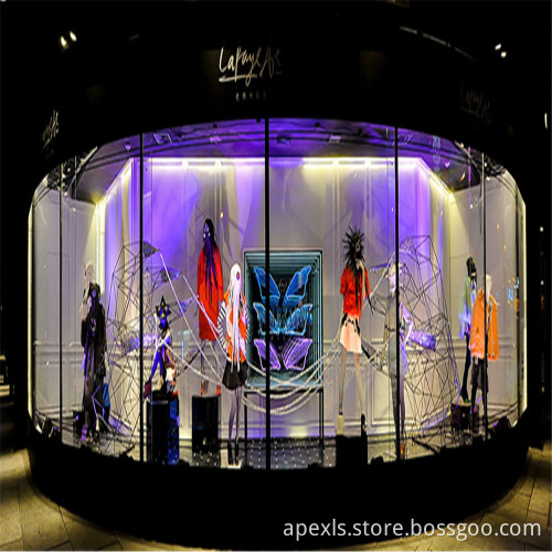 Indoor Transparent LED Lighting Bar Billboard